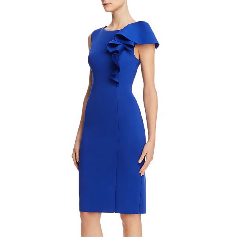 PAGEANT CLOSET CLEANOUT - Like New Eliza J Scuba Sheath Cocktail Interview Dress